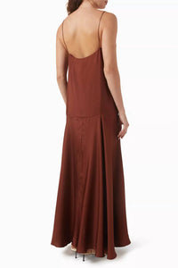St. Agni - Silk Twill Relaxed Slip Dress