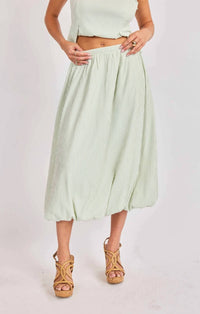 Sadie & Sage - See Me Bubble Midi Skirt
