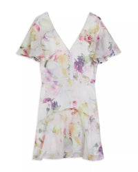 Ted Baker - Angel Sleeve Fit And Flare Mini Dress