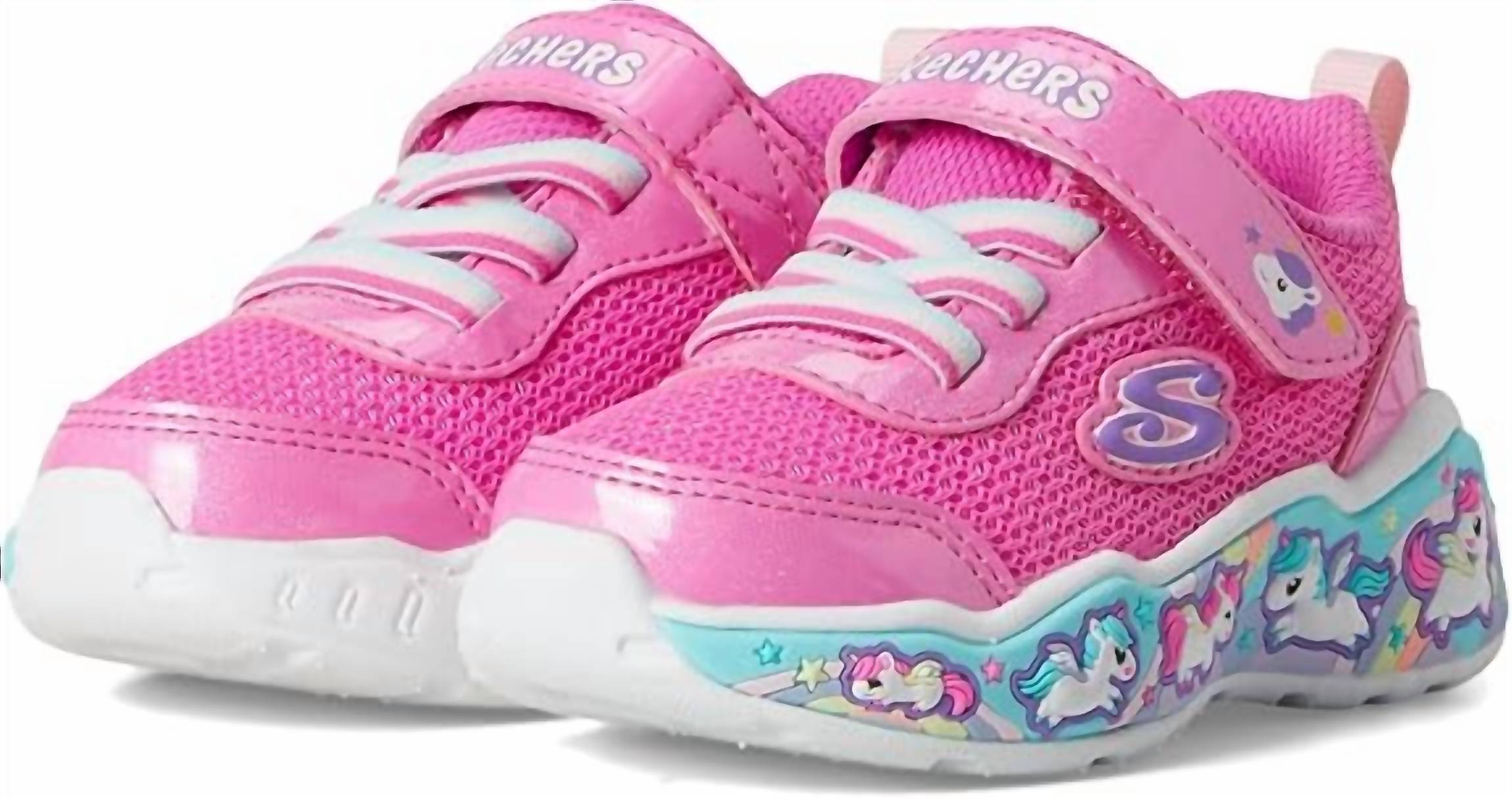 Skechers - Little Girls Play Scene-fun Squad Sneakers