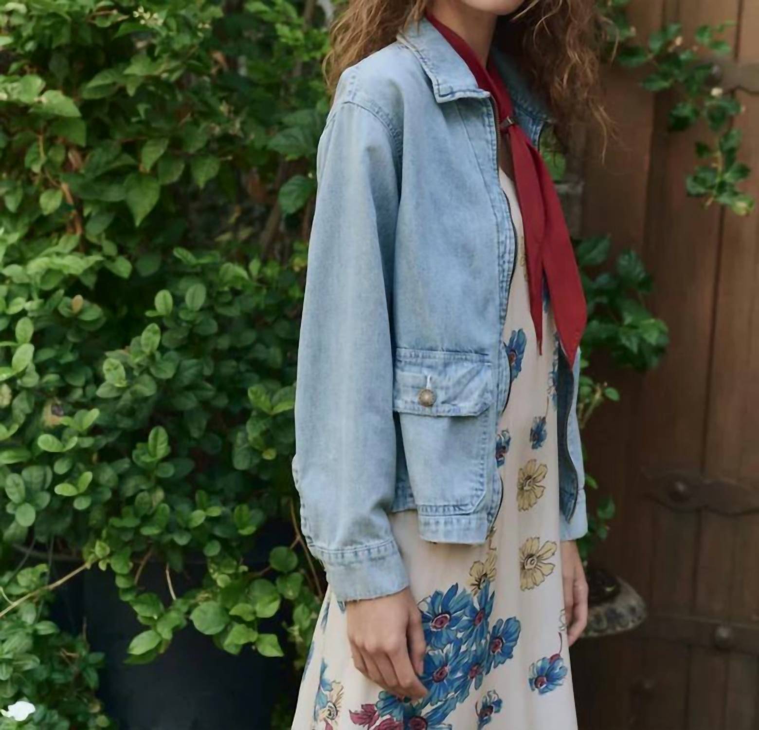 The Great. - Zip Front Chore Jacket