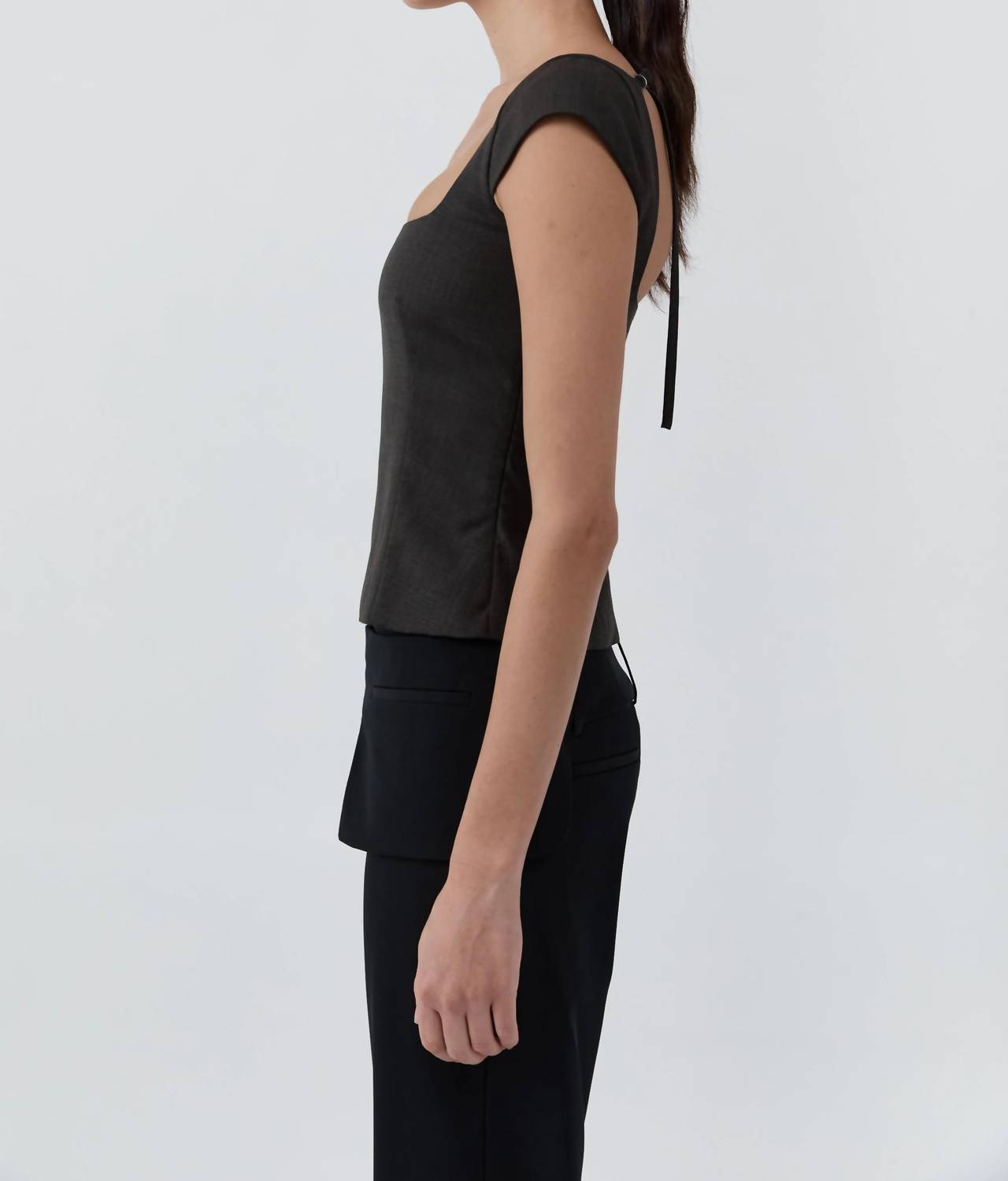 St. Agni - Wool Cap Sleeve Top