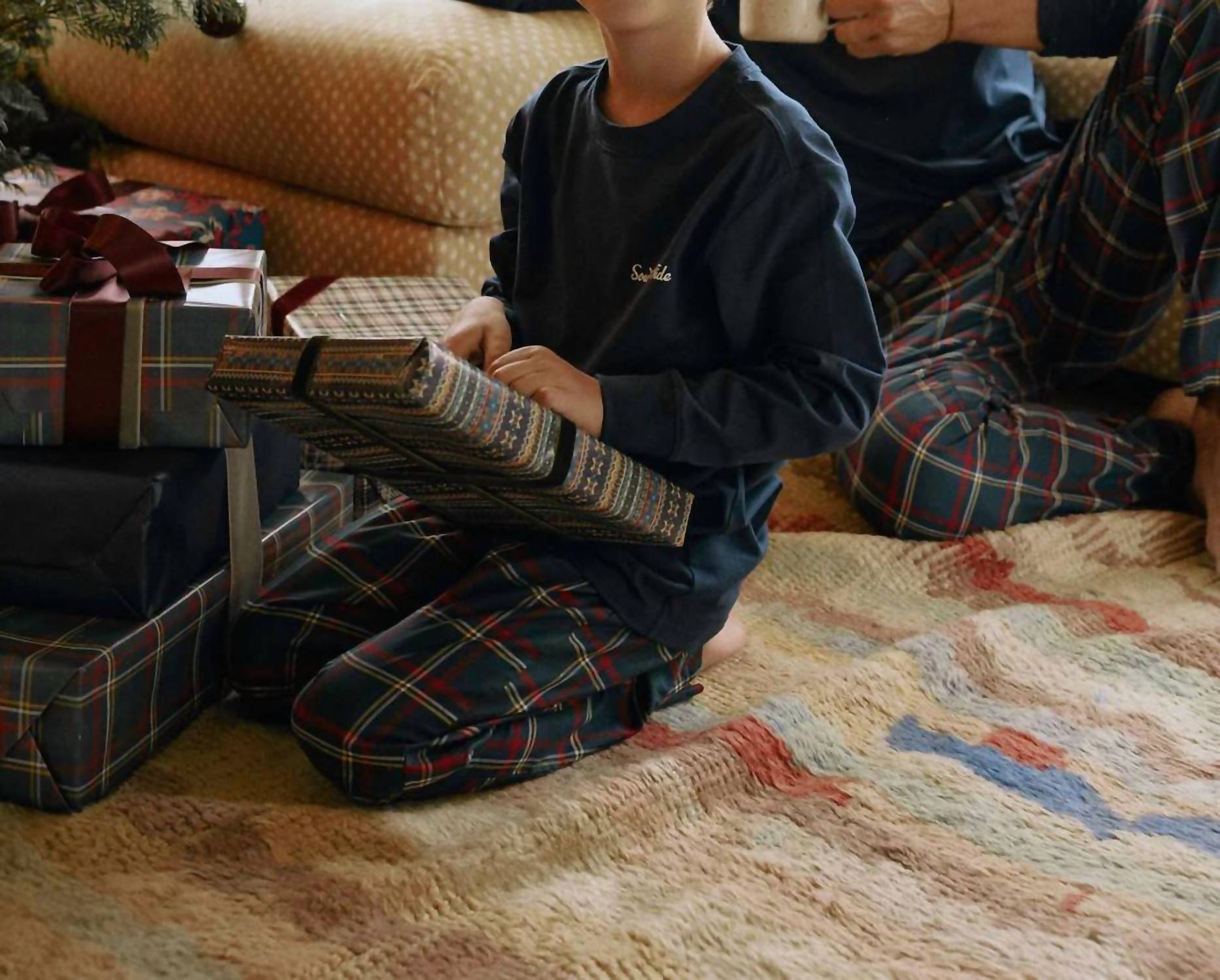 Southern Tide - Youth Boys Holiday Tartan Lounge Pants