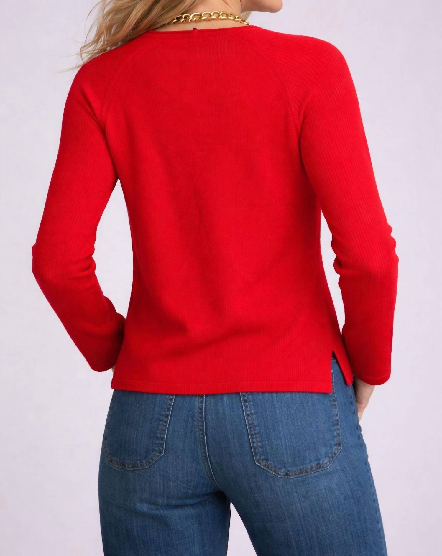 J'Envie/Eli - The Edinburgh Cuff Slit Sweater