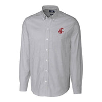 Cutter & Buck - Men's Wsu Cougars Long Sleeve Shirt