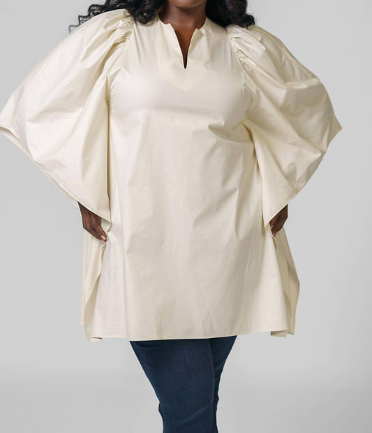 Psophia - Mini Swing V- Neck Tunic - Plus