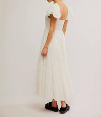 Free People - Sundrenched Short Sleeve Maxi Dress