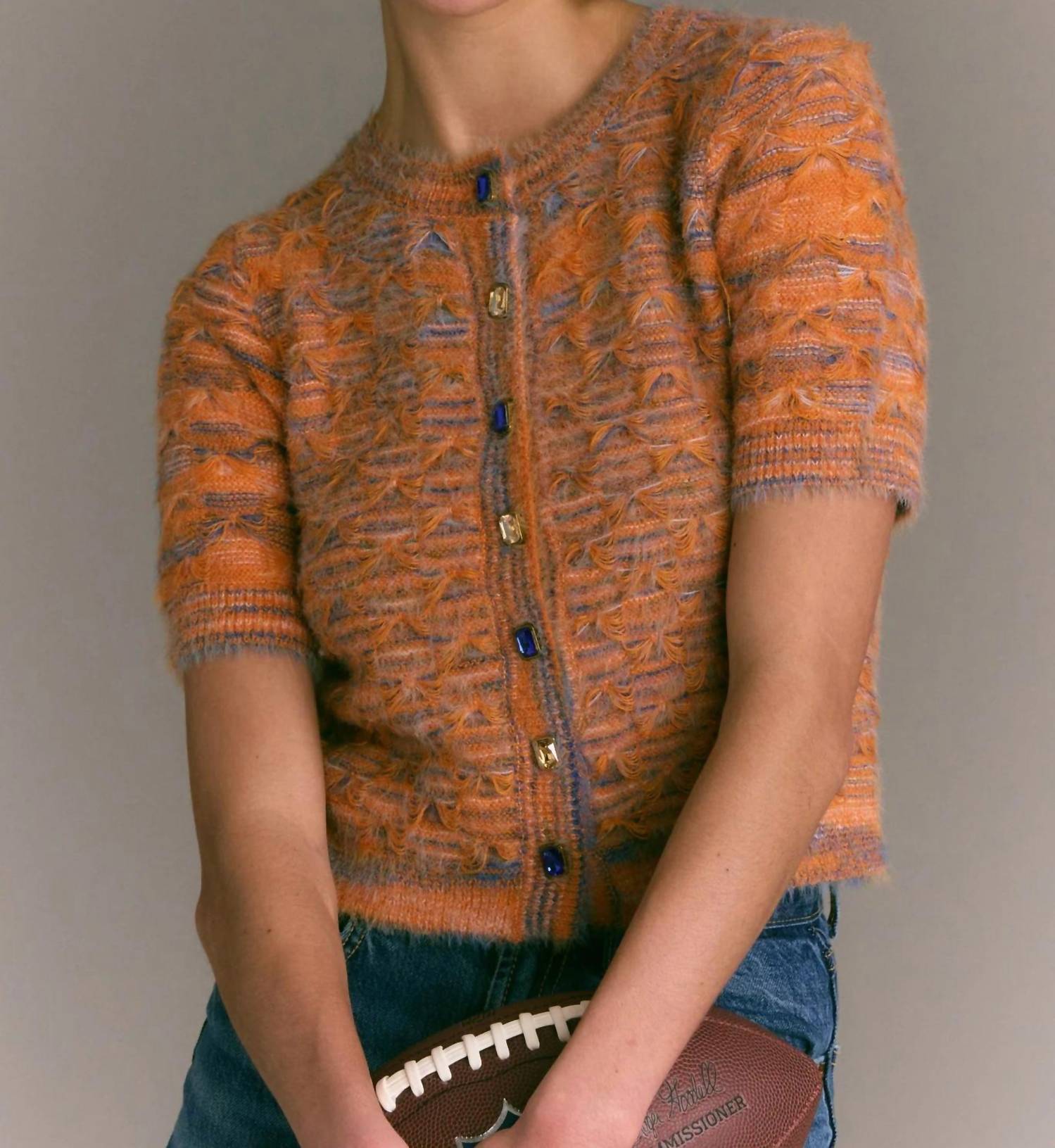 Allison New York - Fuzzy Effie Cardigan
