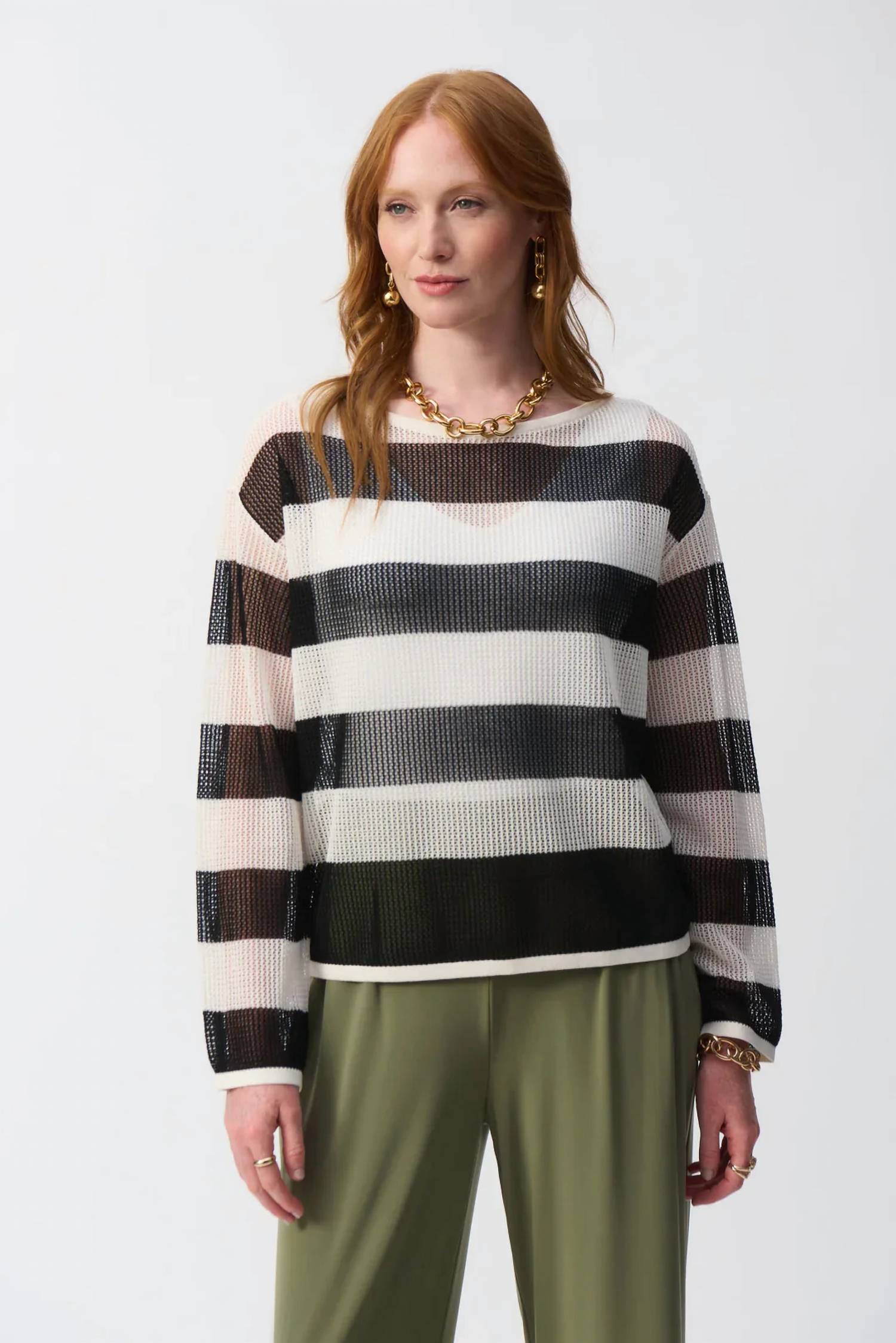 Joseph Ribkoff - Sweater Knit Pullover Top