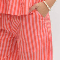 Entro - Nicolette Striped Pants
