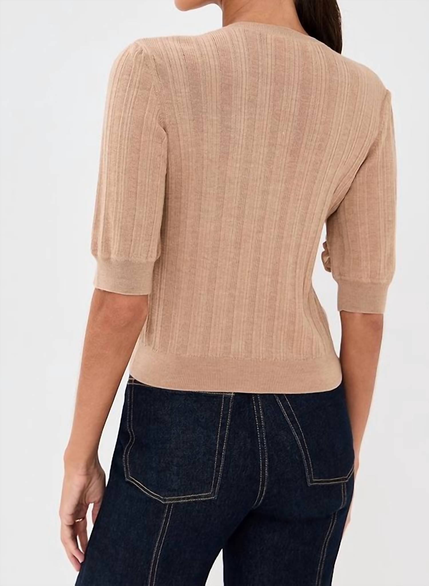 Ulla Johnson - Salima Short Sleeve Knit Top