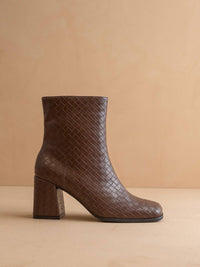 Oasis Society - Women's The Demi Woven Block Heel Ankle Boot