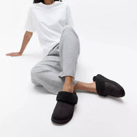Fitflop - Women's Gen-ff Shearling-collar Suede Slippers