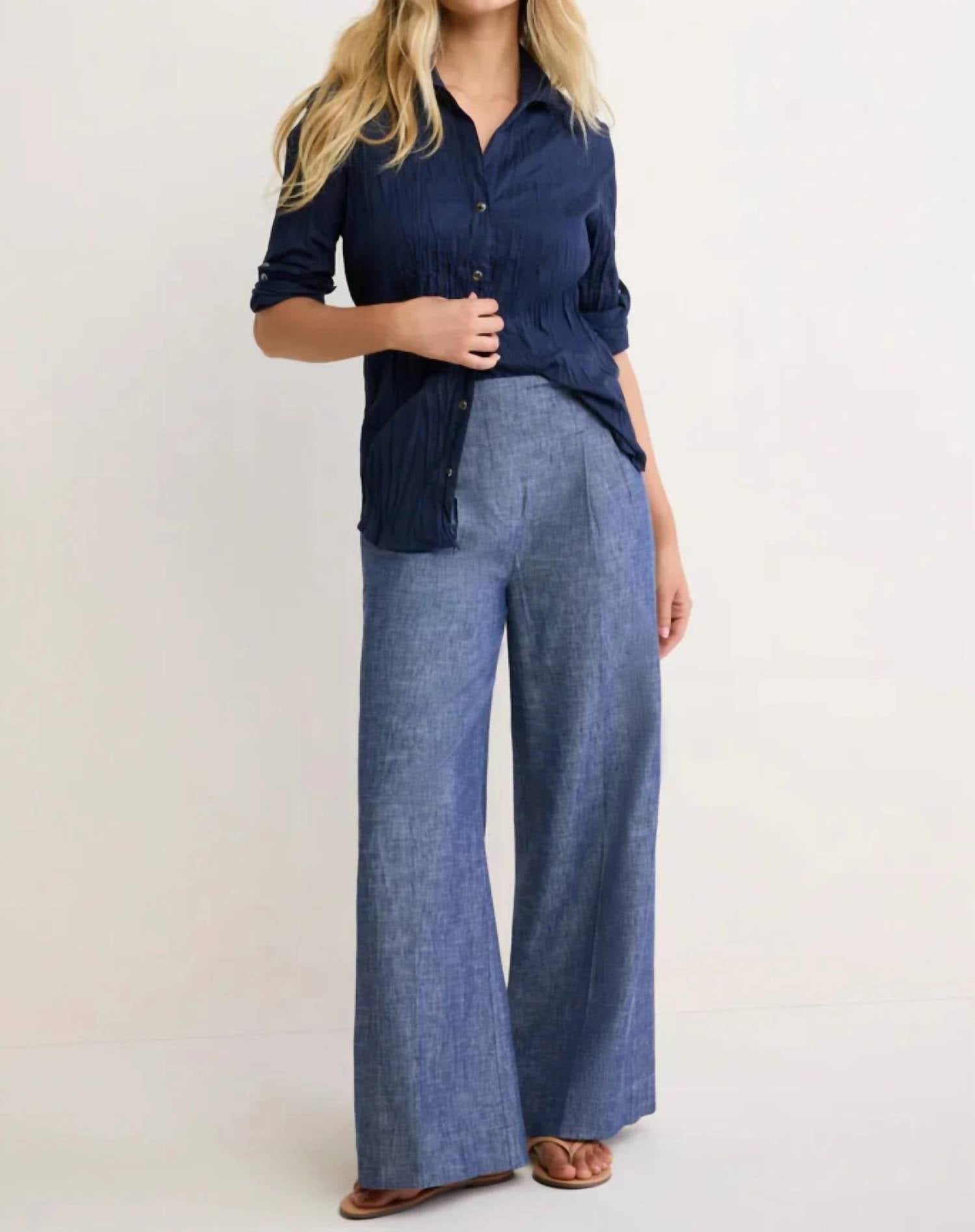 Nic + Zoe - Cotton Crinkle Shirt