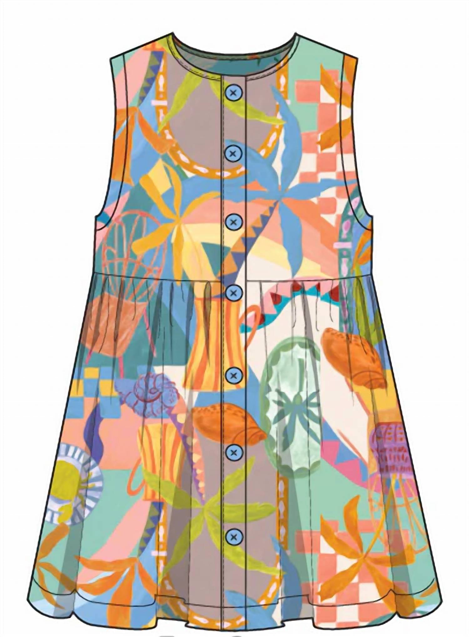 Briton Court - Zoey Sleeveless Dress