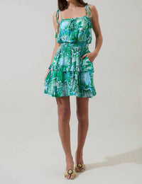 Sugarlips - Tanti Floral Salta Ruffle Mini Dress