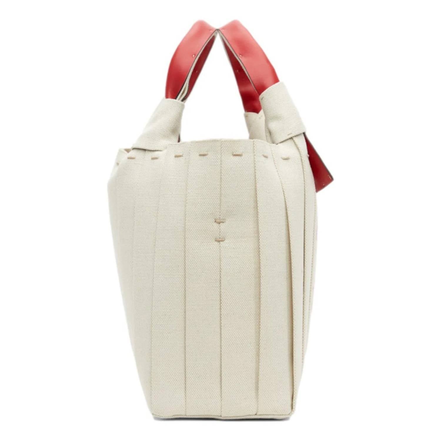 Valentino Garavani - Women's Plissé Edition Sac Atelier Large Canvas Tote Bag