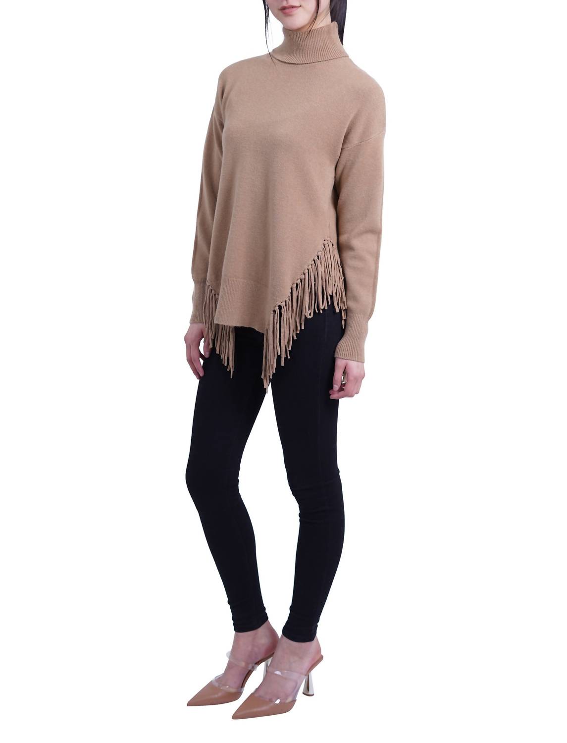 Love Token - Fringe Turtleneck Sweater