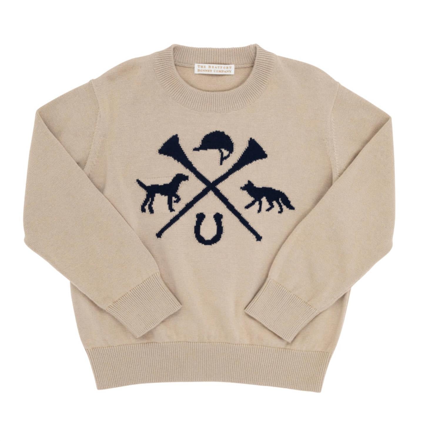 The Beaufort Bonnet Company - Boy's Isaac's Intarsia Sweater