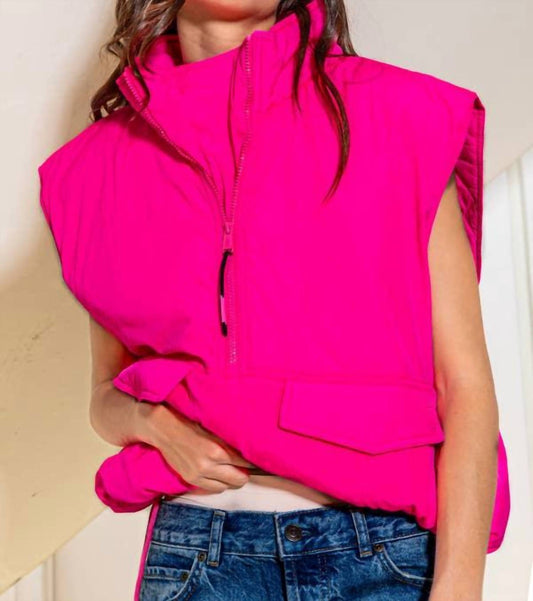 Bucketlist - Oversized Pullover Puffer Vest