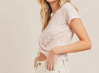 Sadie & Sage - Pretty Paws Twist Top