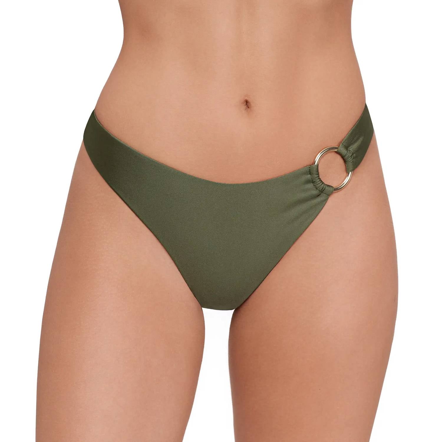 Steve Madden - Scoop Side Ring Hipster Bikini Bottom