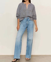 Sanctuary - Perfect Gingham Button Blouse