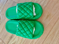 Bottega Veneta - Women's Quilted Leather Slippers