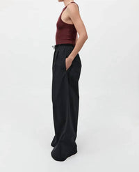 St. Agni - Paper Bag Waist Pants - Petite