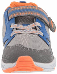 Stride Rite Kid's M2p Journey 2 Sneaker in grey multi - kids' sneaker - detail view