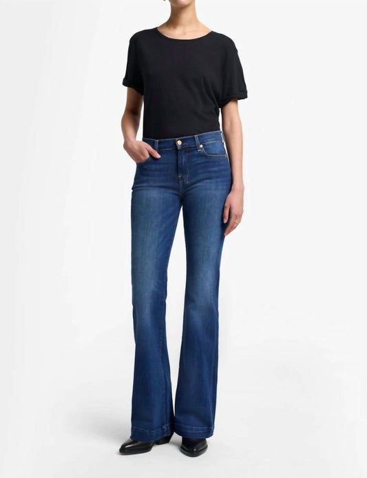 7 For All Mankind - Dojo Trousers Flare Leg Mid-rise Jean