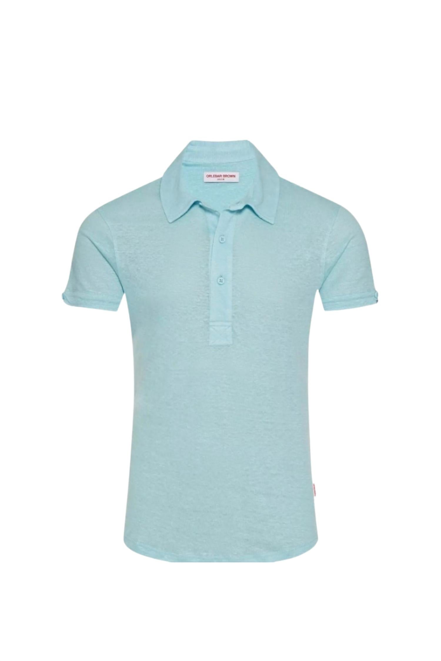 Orlebar Brown - Men's Sebastian Linen Polo Shirt