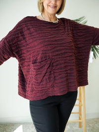 Cut Loose - Texture Knit Pullover Top