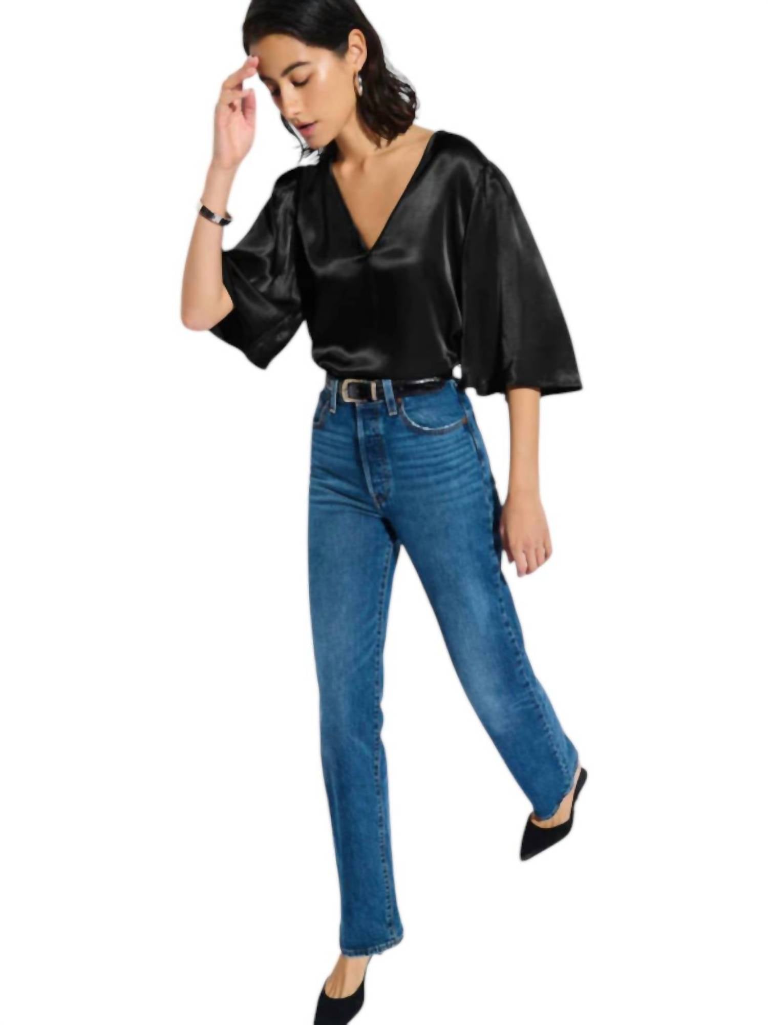Nation Ltd - Mel Flared Sleeves Top