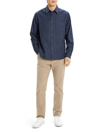 Theory - Weekend Woods Check Cotton Button-up Shirt