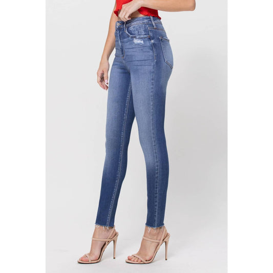 Cello - High Rise Ankle Skinny Jeans