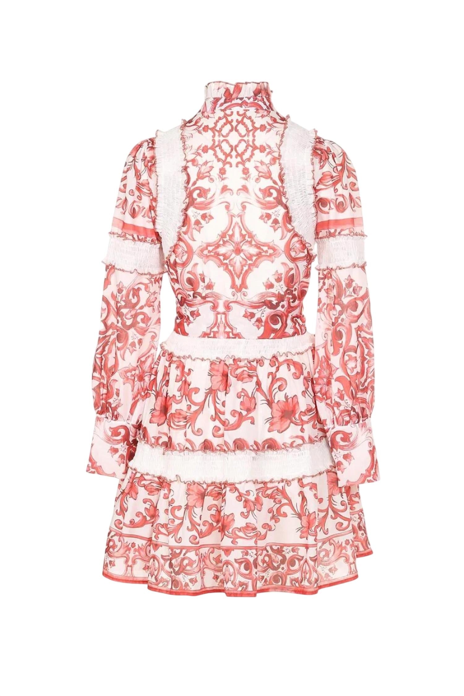 Beulahstyle - Anabella Smocking Detail Mini Dress