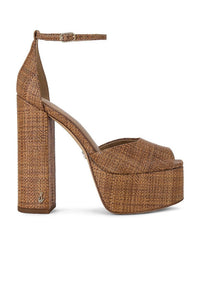 Sam Edelman - Women's Kori Ankle Strap Peep Toe Platform Heeled Fashion Sandals