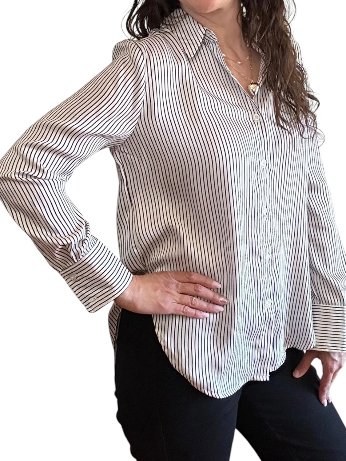 Blu Pepper - Pinstripe Button Down Shirt