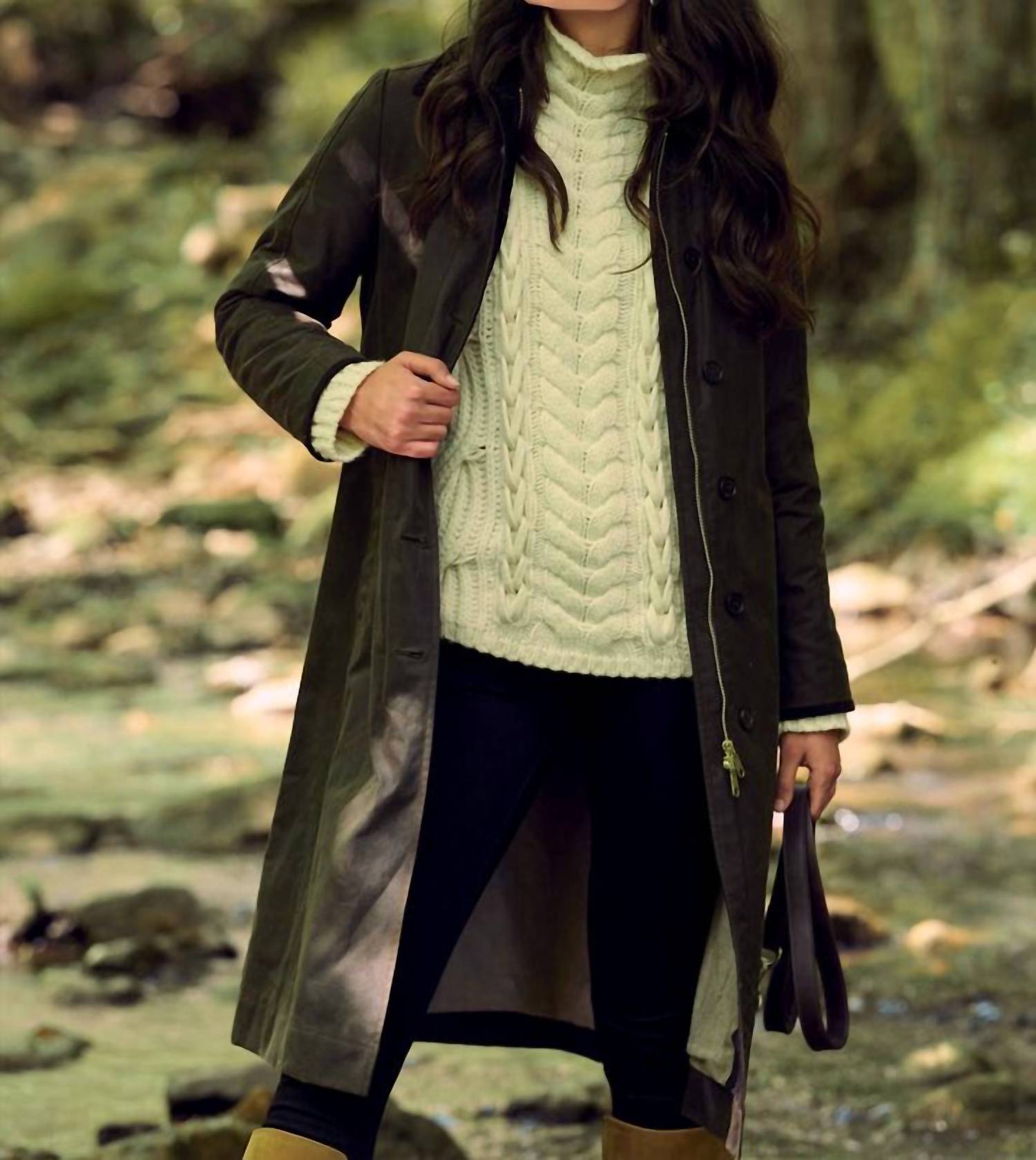 Fairfax & Favor - Edith Wax Longline Coat