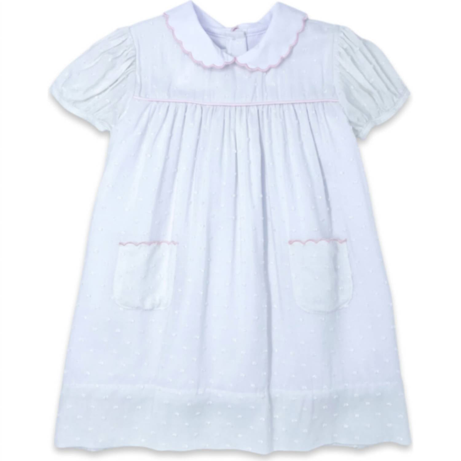 Lullaby Set - Girl's Swiss Dot Ella Dress