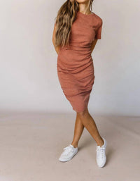 Ampersand Ave - Better Than Basics Short Sleeve Midi Dress