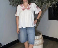 Sage+Fig - Meadow Embroidered Blouse