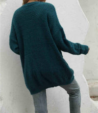 Epretty - Fuzzy Eyelash Cardigan Sweater