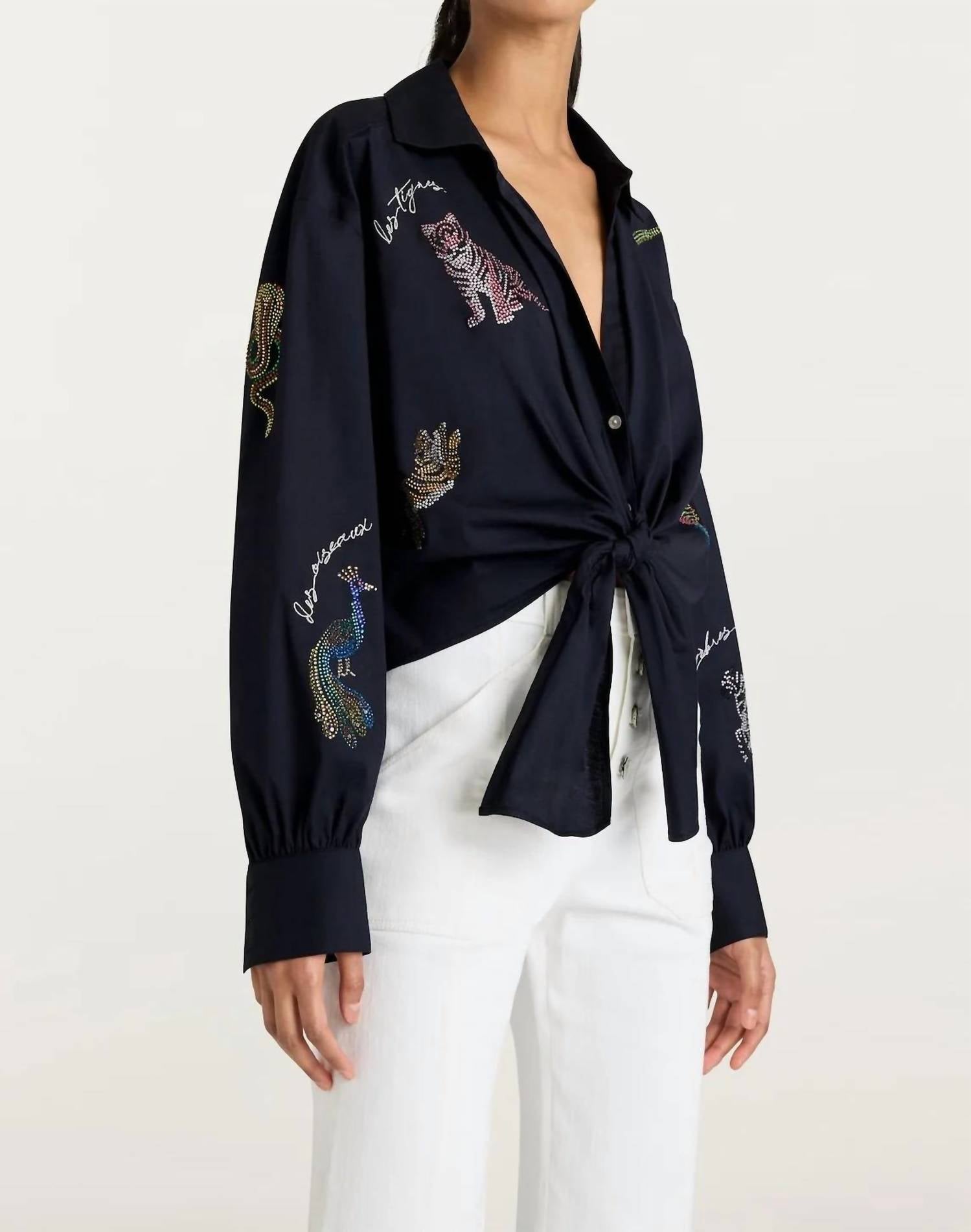 Cinq A Sept - Jungle Heatset Marina Top