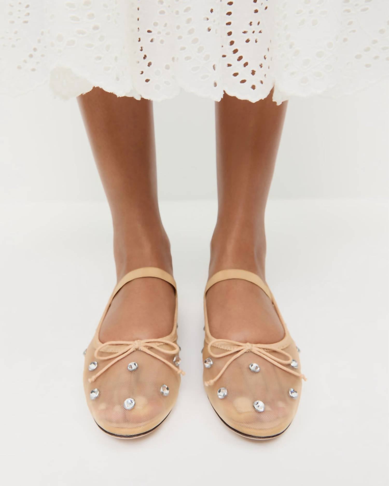 Loeffler Randall - Women's Leonie Ballet Flat With Crystals