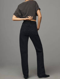 Agolde - Pinch Distress High-rise Straight-leg Jeans