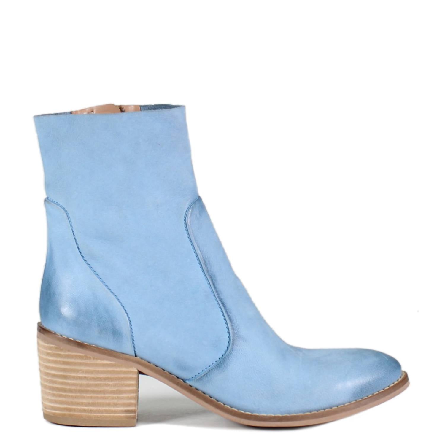 DIBA True Women's Majes Tic Boots in sky blue - women's shoe - alternate view