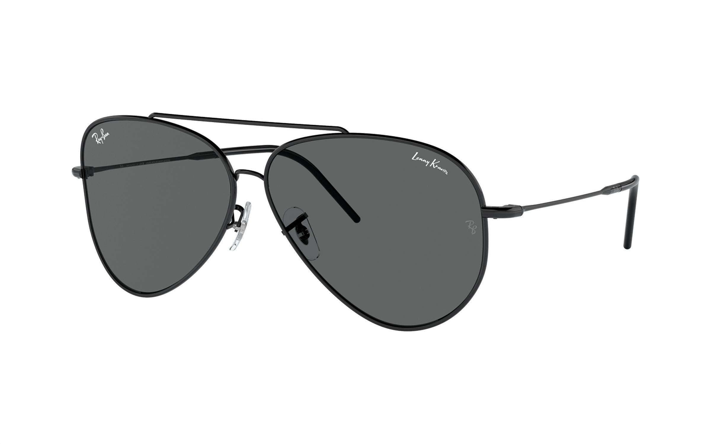 Ray Ban - Full Rim Aviator Reverse Lenny Kravitz Non Polarized Sunglasses 0101s - 002
