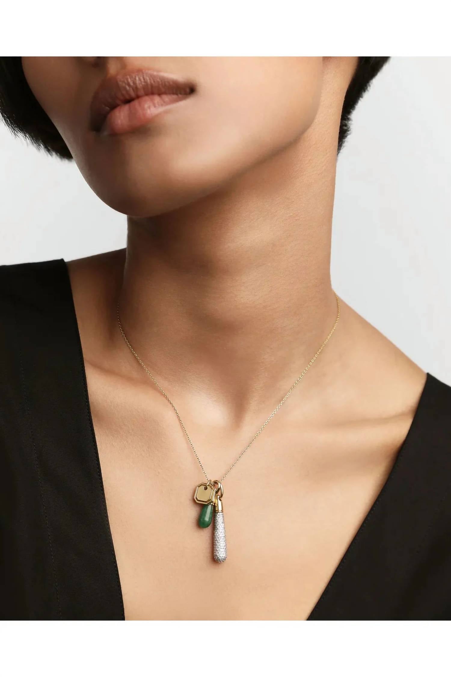 Pdpaola - Women's Pavé Large Drop Pendant